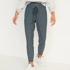 Old Navy Women's High-Waisted PowerSoft Zip Jogger Pants XS Petite
